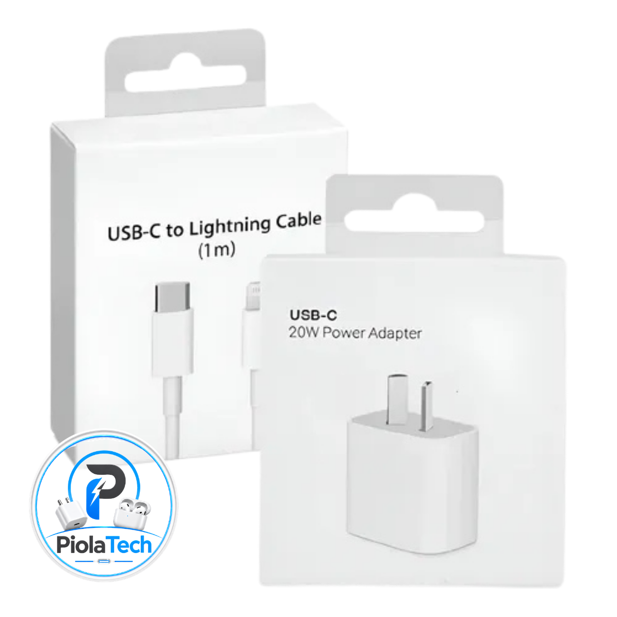 Battery Pack + cabezal + cable Tipo C a Lightning 100% Certificado