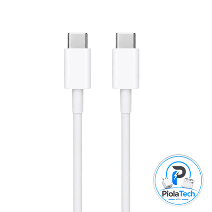 Adaptador 20w + Cable Tipo C a C - Certificado Apple